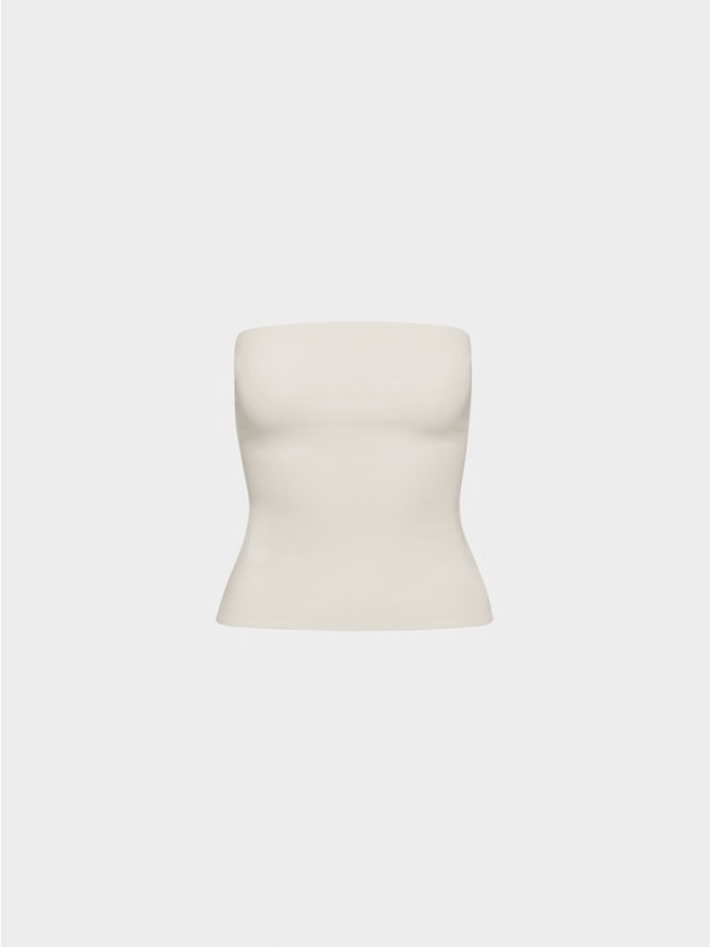 Aritzia Casual Contour Hi-Hip Tube Top — Matte Pearl, Size M